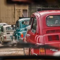 Vintage vespa scooter tours in tuscany