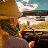 Vintage Fiat 500 and vespa scooter tours in tuscany