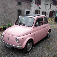 Vintage FIat 500 tour Florence: Isabella from our fleet 4