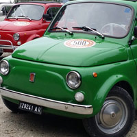 Fiat 500 and Vespa scooter hire, our fleet: Olivia 5
