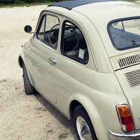 FIat 500, vespa scooter tour in tuscany: Topsy from our fleet 3