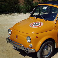 Vintage FIat 500 tour Florence: Raffaella from our fleet 5