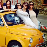 Vintage FIat 500 tour Florence: Raffaella from our fleet 6